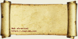 Jeremija Jaglikić vizit kartica